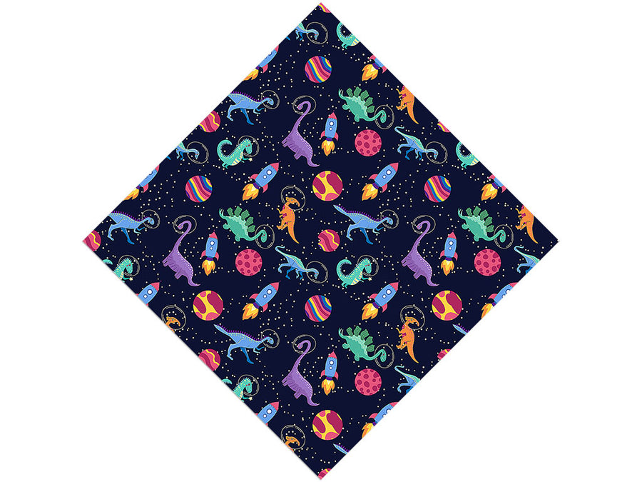 In Space Dinosaur Vinyl Wrap Pattern