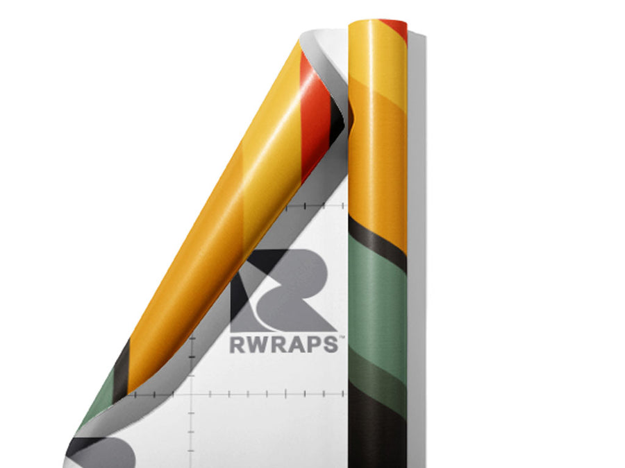 In the Groove Retro Wrap Film Sheets~Rwraps Series 914 In the Groove Retro Scrolled Sheet~3