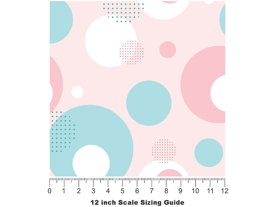 In Your Arms Abstract Vinyl Film Pattern Size 12 inch Scale~Rwraps In Your Arms Abstract Sizing Chart~2