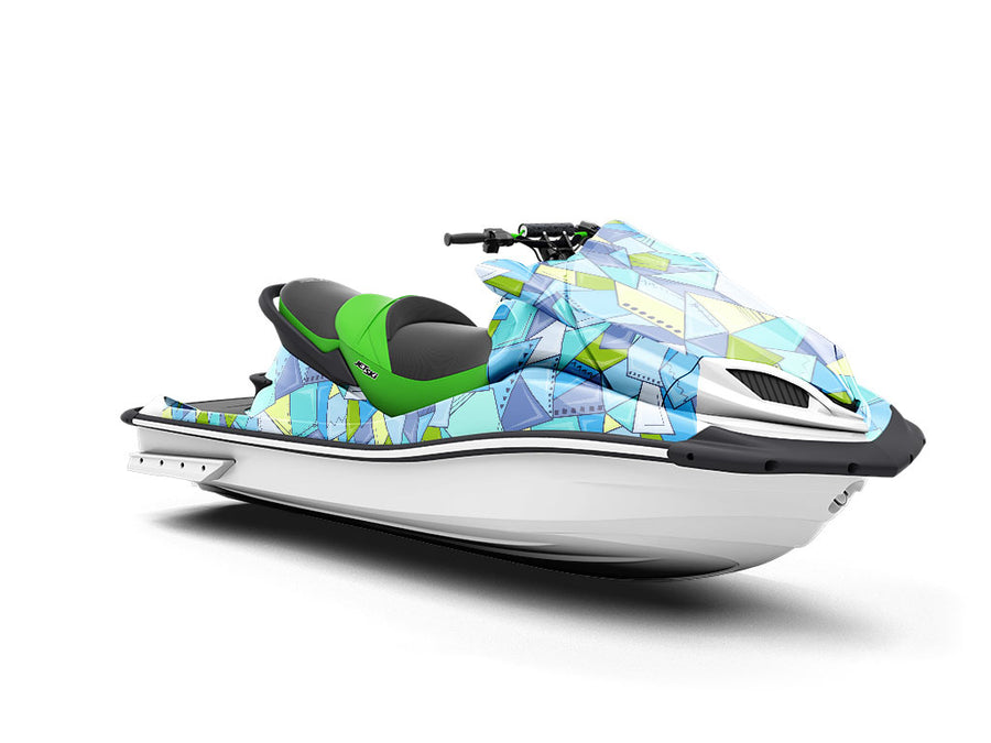 Independent Studies Mosaic Jet Ski Vinyl Customized Wrap