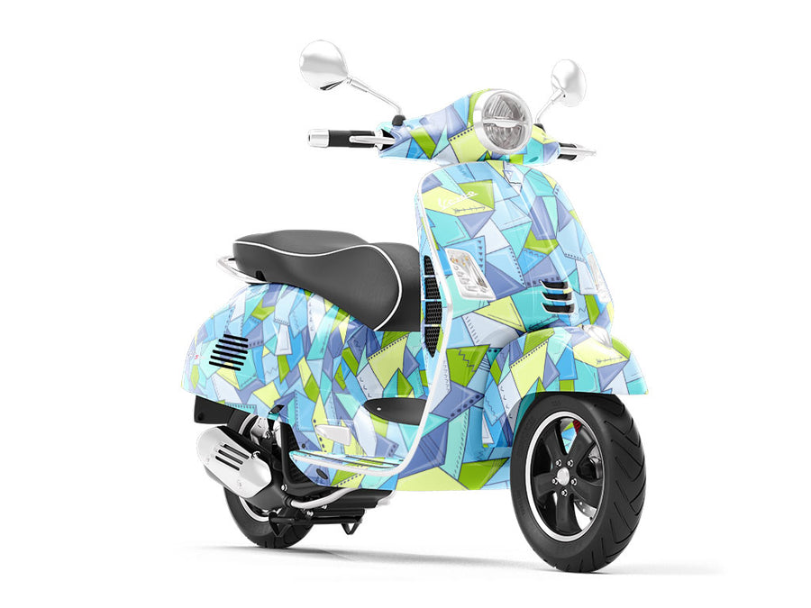 Independent Studies Mosaic Vespa Scooter Wrap Film