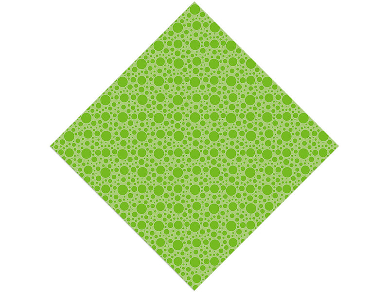 India Green Polka Dot Vinyl Wrap Pattern