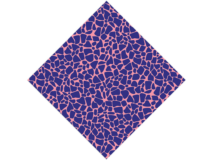 Indigo Cobblestone Vinyl Wrap Pattern