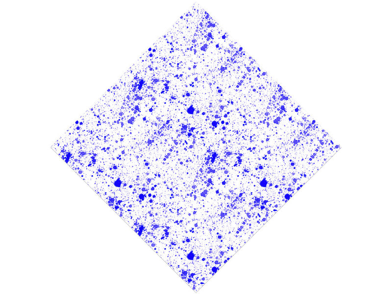 Indigo Raindrops Paint Splatter Vinyl Wrap Pattern