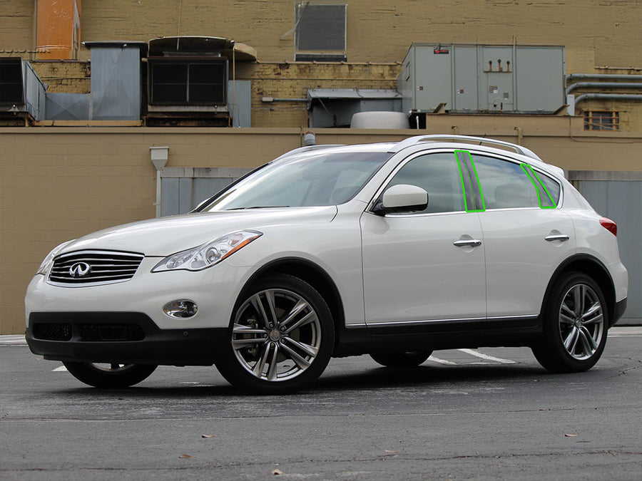 infiniti ex35 2008-2012 Pillar Post Trim Installation Location