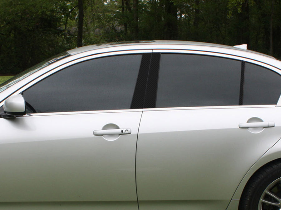 infiniti g35 2007-2008 Carbon Fiber Pillar Cover Diagram