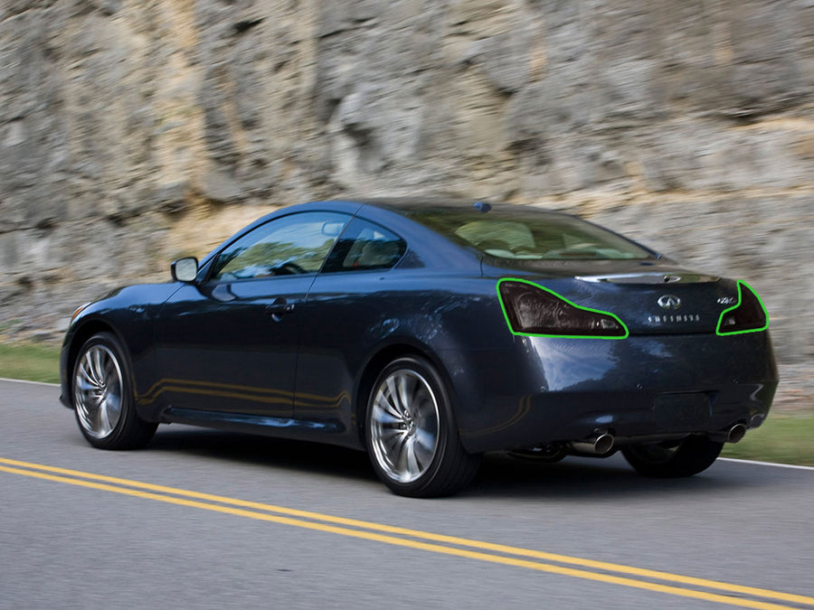 g37 (sedan) Tail Light Tint Installation Points