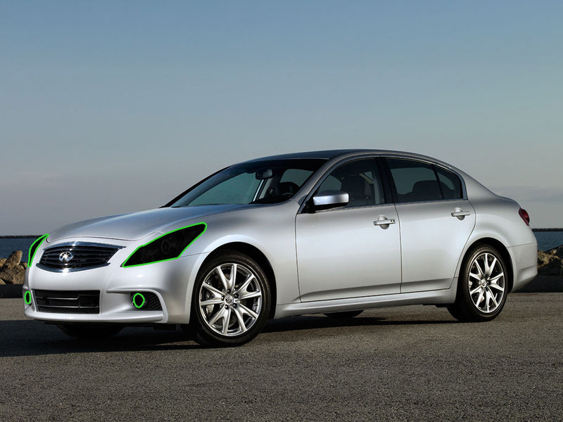 infiniti g37 2010-2013 (sedan) Headlight Tint Location