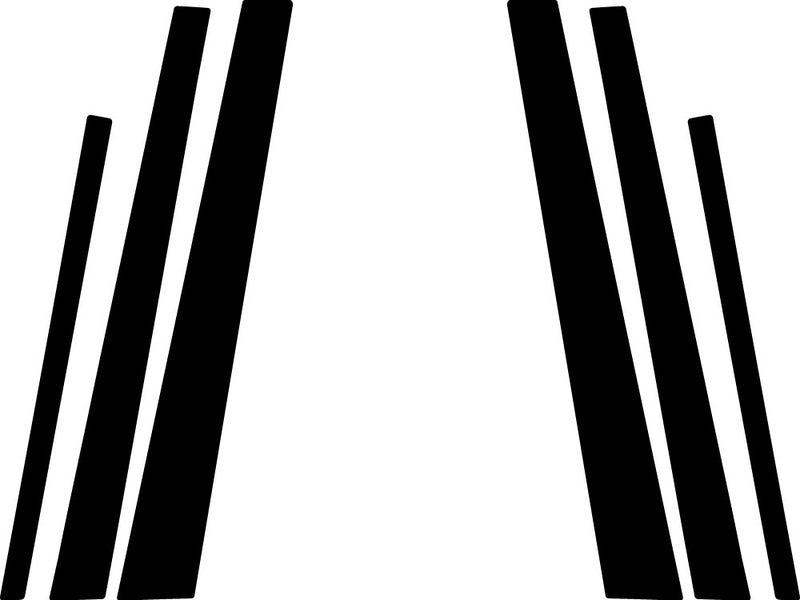 infiniti i30 1996-1999 Gloss Black Pillar Trim