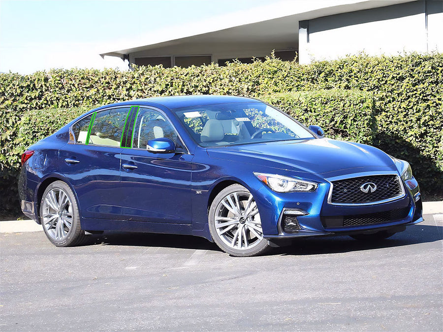 infiniti q50 2014-2024 Pillar Post Trim Installation Location