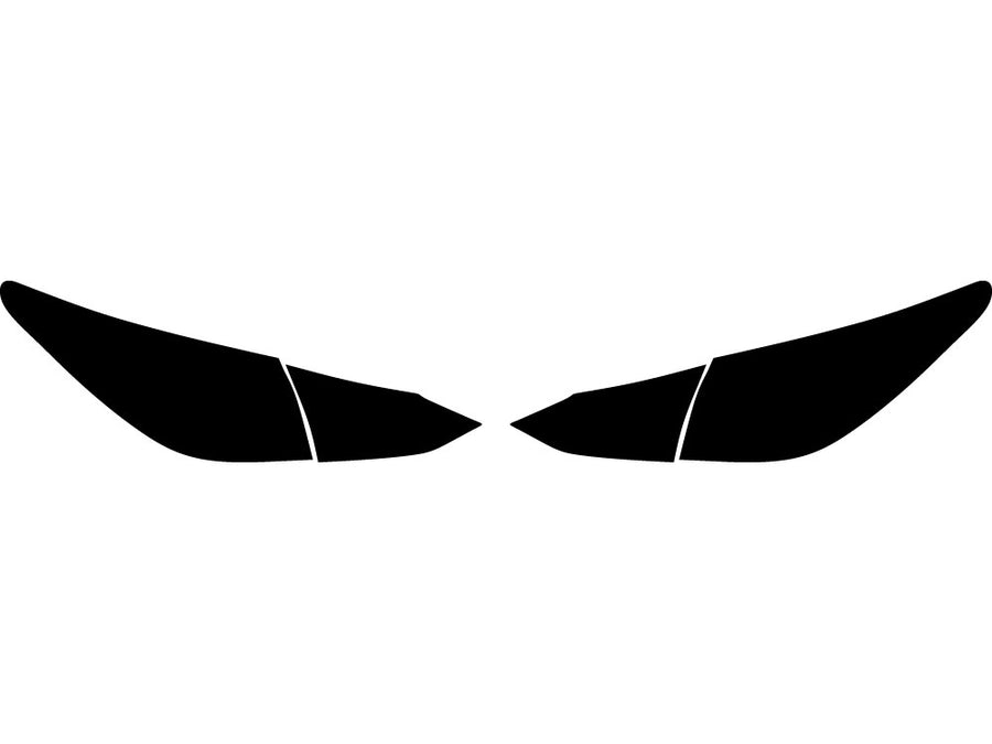 q50 Precut Tail Light Tint Diagram