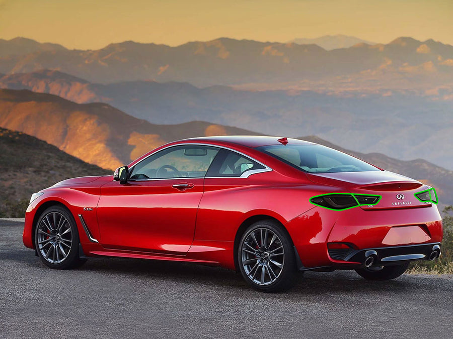 q60 Tail Light Tint Installation Points