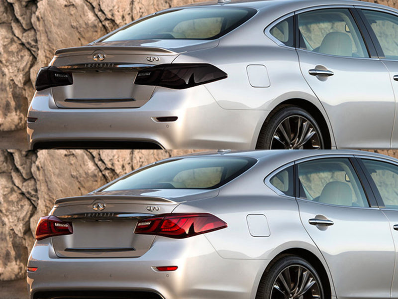 q70 Before and After Smoked Taillights