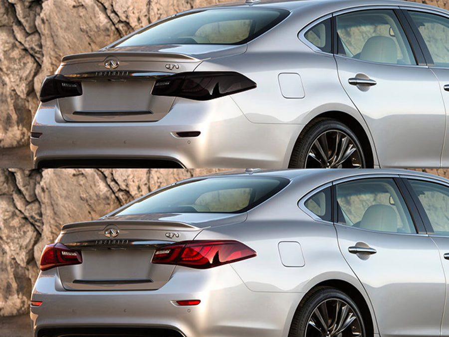 q70 Before and After Smoked Taillights
