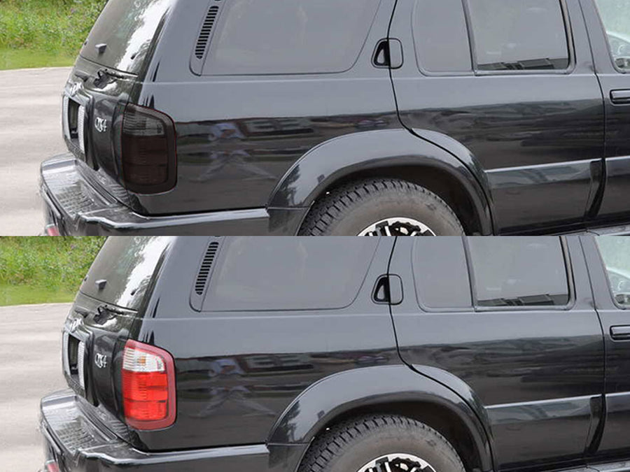 qx4 Before and After Smoked Taillights