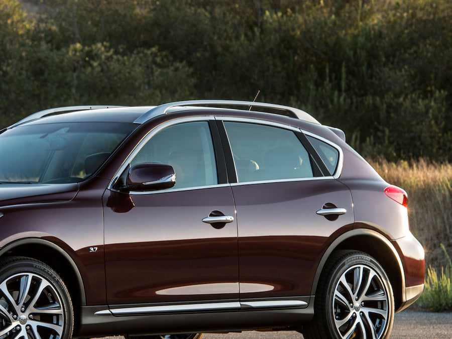 infiniti qx50 2014-2017 Gloss Black Pillar Cover Diagram
