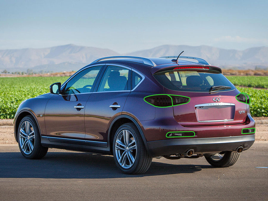 qx50 Tail Light Tint Installation Points