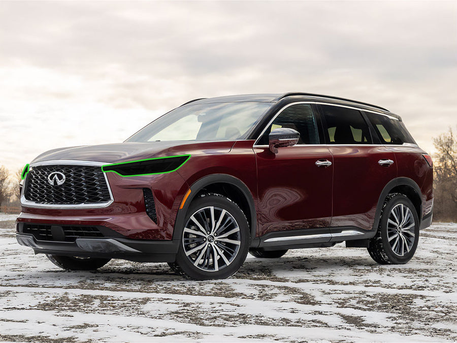 infiniti qx60 2022-2025 Headlight Tint Location