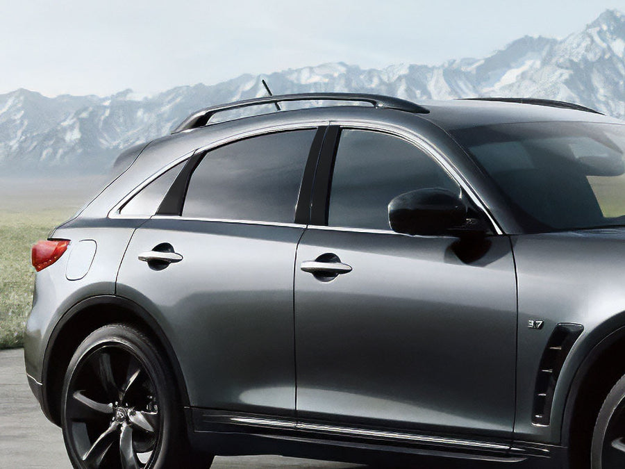 infiniti qx70 2009-2019 Matte Black Pillar Cover Diagram