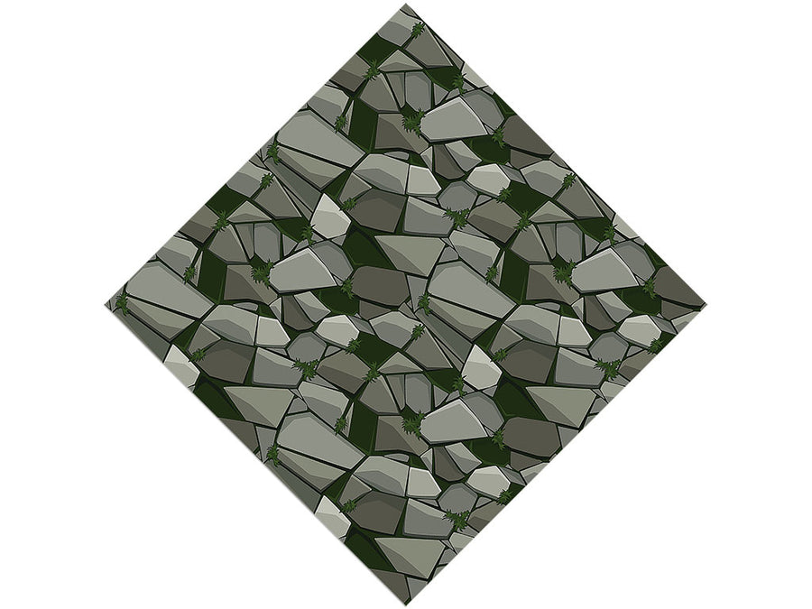 Ingrown Moss Cobblestone Vinyl Wrap Pattern