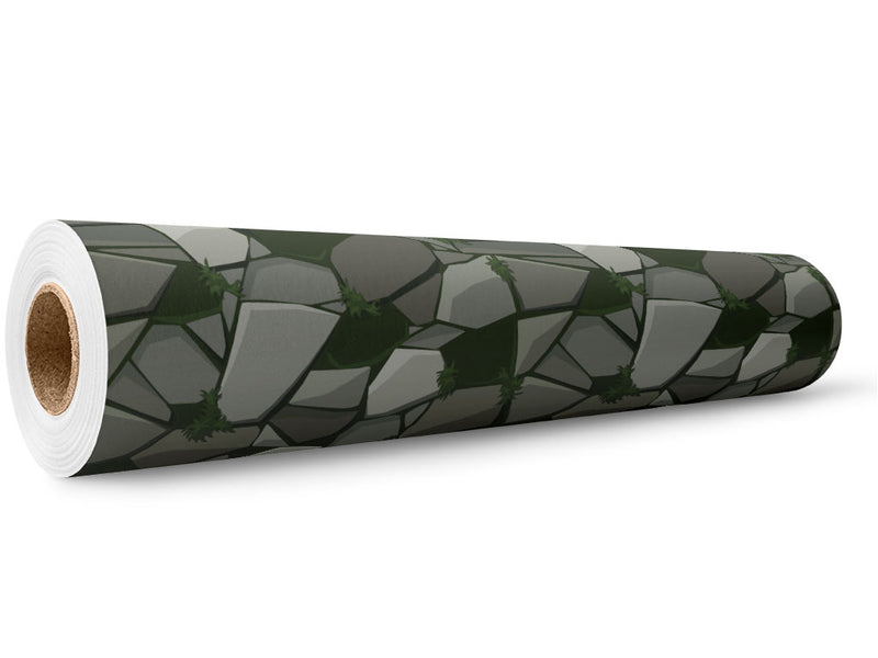Ingrown Moss Cobblestone Wrap Film Wholesale Roll~Rwraps Series 914 Digitally Printed Vinyl Roll~5