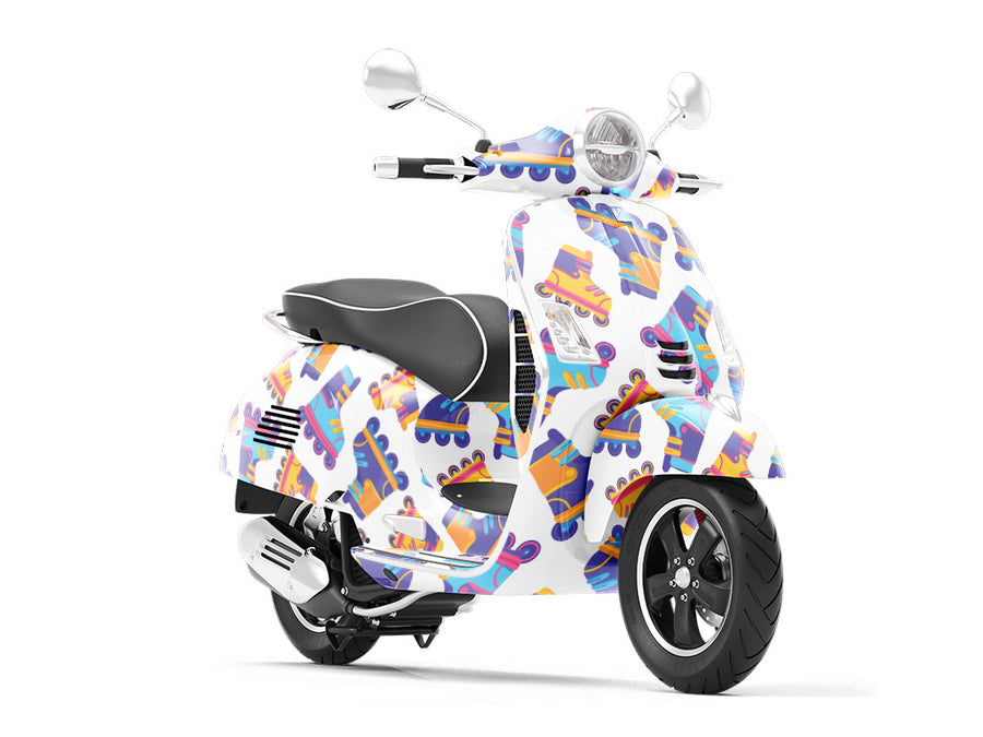 Inline Boardwalk Sport Vespa Scooter Wrap Film