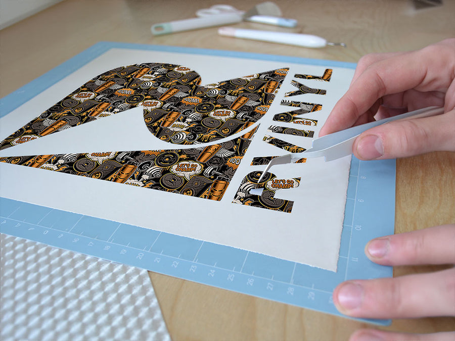 inside king graffiti Easy Weed Craft Vinyl