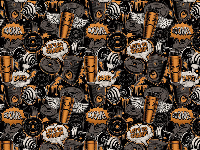 Inside King Graffiti Vinyl Wrap Pattern~Rwraps Series 914 Digitally Printed Vinyl Wrap~0