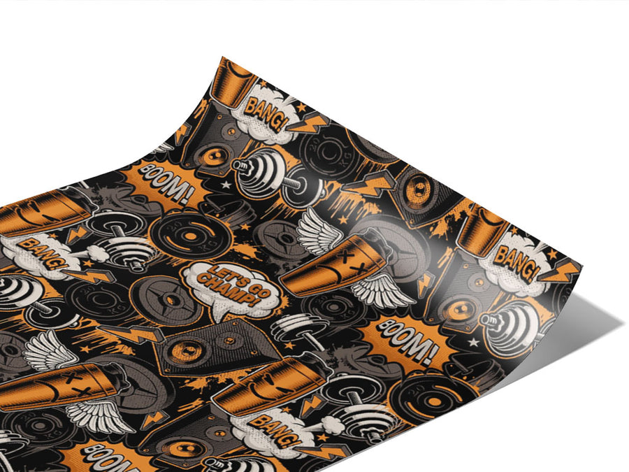 Inside King Graffiti Vinyl Wraps~Rwraps Series 914 Digitally Printed Vinyl Wrap~0