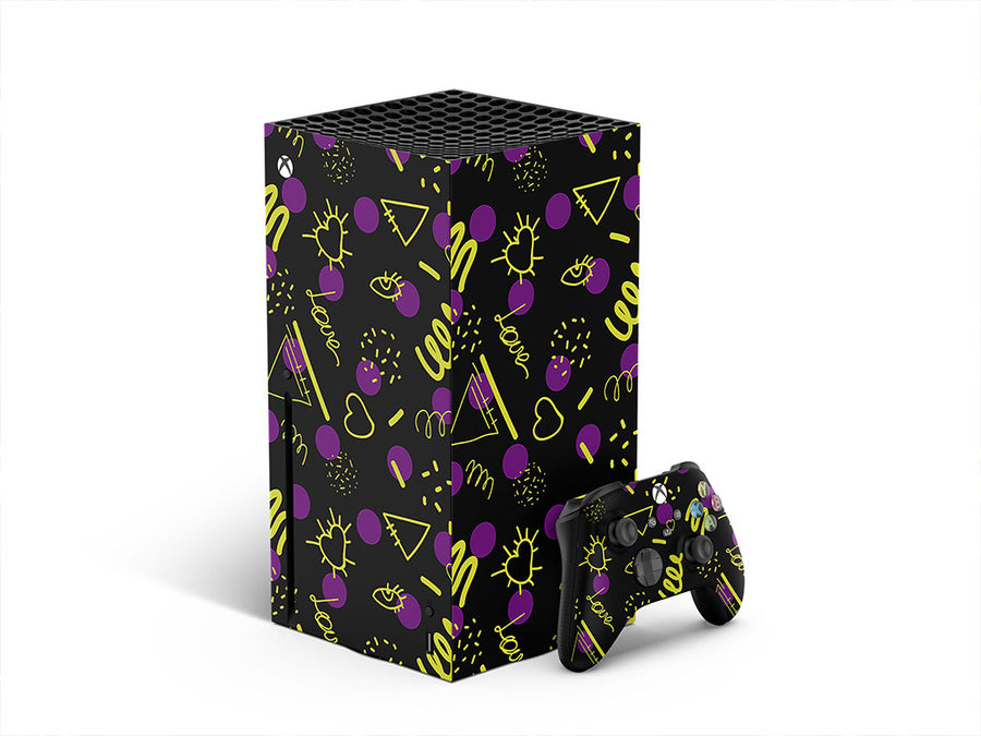 inside out abstract geometric XBOX DIY Decal