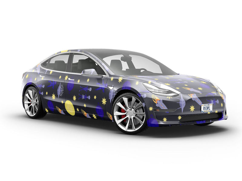 Interplanetary Honeymoon Science Fiction Vehicle Vinyl Wrap
