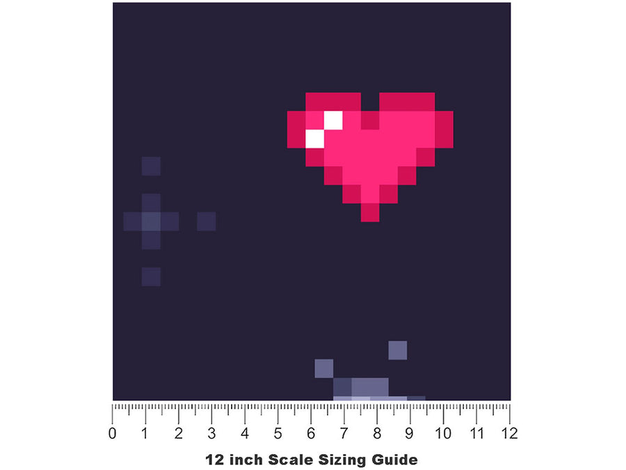 Interplanetary Rockets Gaming Vinyl Film Pattern Size 12 inch Scale~Rwraps Interplanetary Rockets Gaming Sizing Chart~2