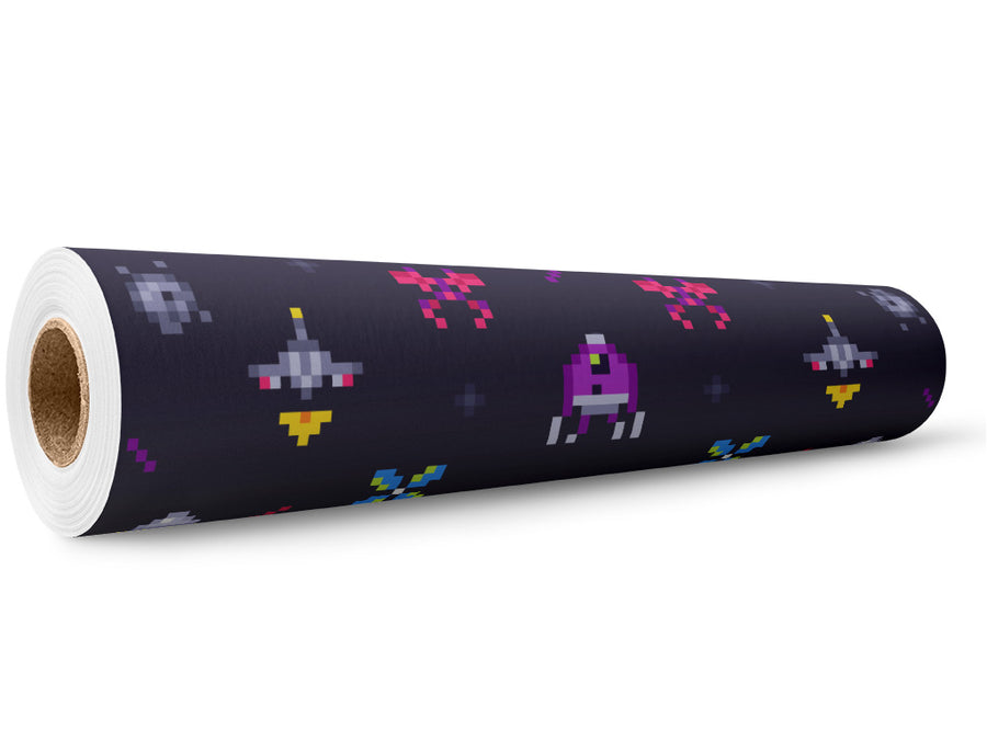 Interplanetary Rockets Gaming Wrap Film Wholesale Roll~Rwraps Series 914 Digitally Printed Vinyl Roll~5
