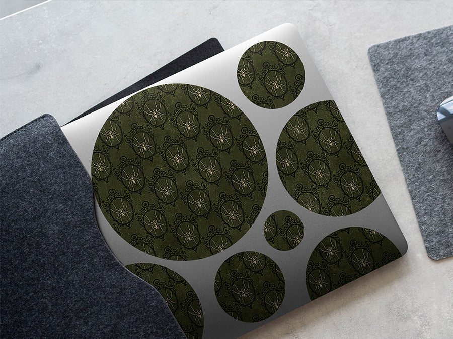 intricate webs gothic DIY Laptop Stickers
