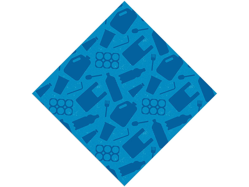 Invading Plastics Water Vinyl Wrap Pattern