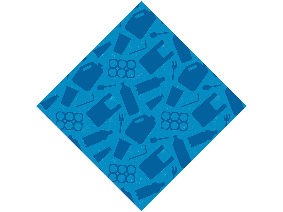 Invading Plastics Water Vinyl Wrap Pattern