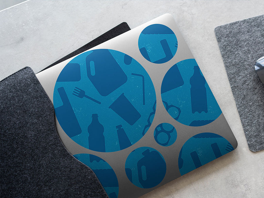 invading plastics water DIY Laptop Stickers