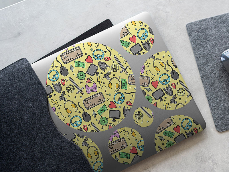 inventory check gaming DIY Laptop Stickers