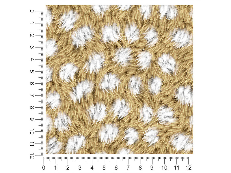 inverse yeti animal print 1ft x 1ft Craft Sheets