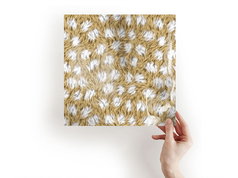 inverse yeti animal print Craft Sheets