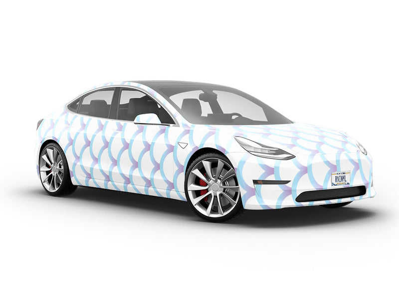 Iridescent Scales Fantasy Vehicle Vinyl Wrap