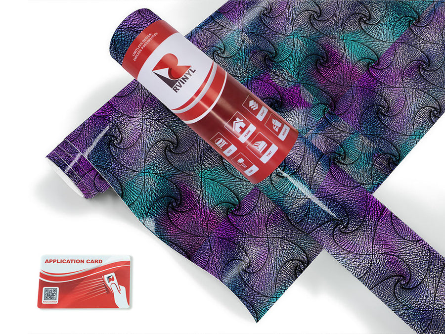iridescent zentangle optical illusion Craft Vinyl Roll