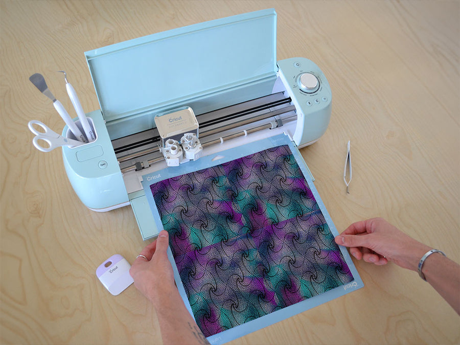 iridescent zentangle optical illusion Cricut Compatible Vinyl