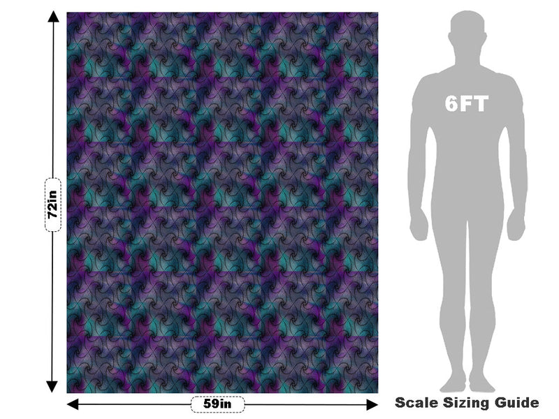 Iridescent Zentangle Optical Illusion Vehicle Wrap Scale~Rwraps Series 914 Iridescent Zentangle Optical Illusion Measurements~1