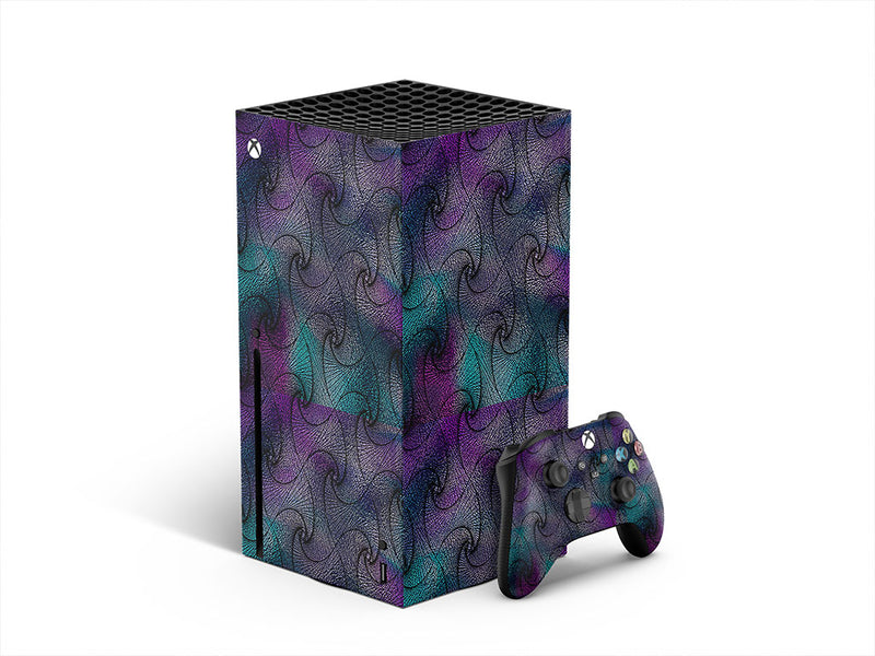 iridescent zentangle optical illusion XBOX DIY Decal