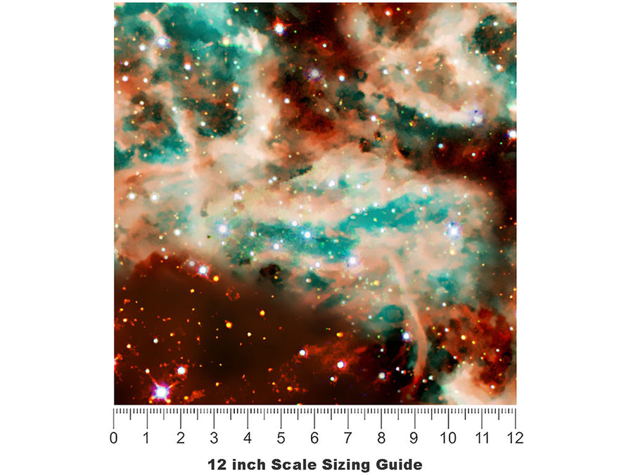 Iris Eye Science Fiction Vinyl Film Pattern Size 12 inch Scale~Rwraps Iris Eye Science Fiction Sizing Chart~2