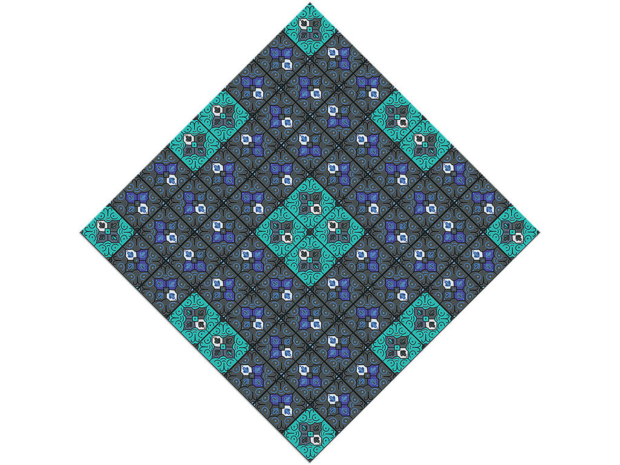 Iris Tile Vinyl Wrap Pattern