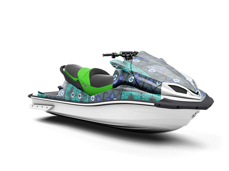 Iris Tile Jet Ski Vinyl Customized Wrap