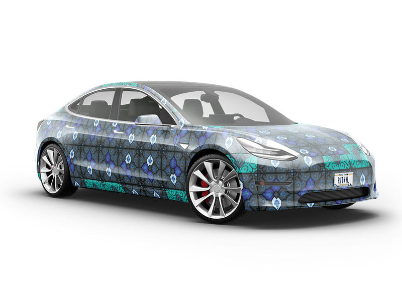 Iris Tile Vehicle Vinyl Wrap