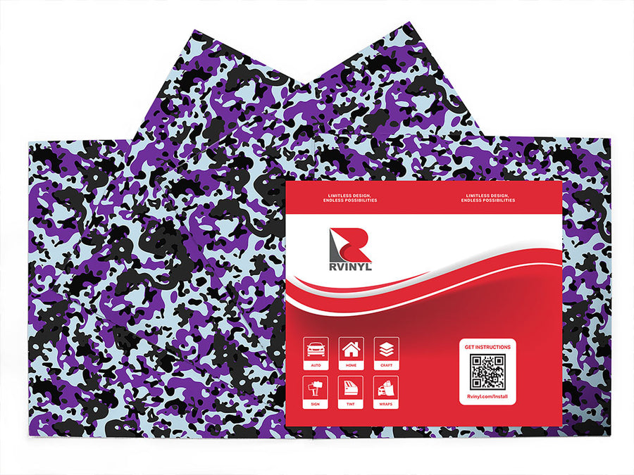 iris multicam camouflage Craft Vinyl Sheet Pack